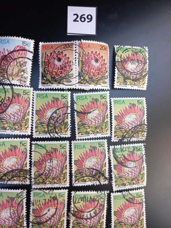 Stamps of South Africa PROTEAS
