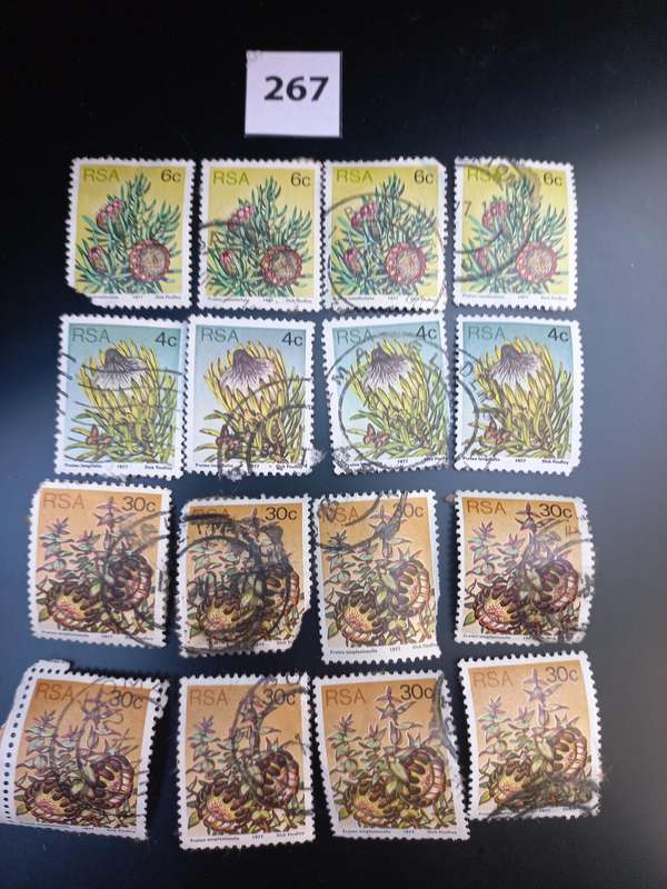 Stamps of South Africa PROTEAS