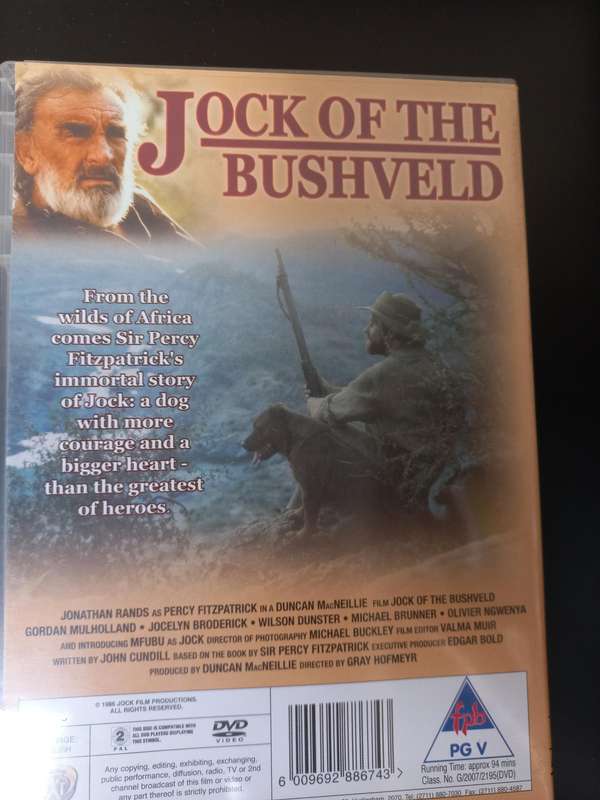 JOCK OF THE BUSHVELD DVD