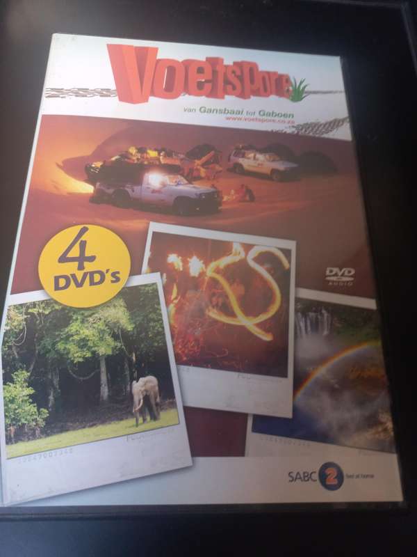 VOETSPORE VAN GANSBAAI TOT GABOEN 4DVD'S