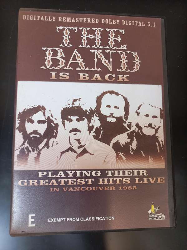 THE BAND IS BACK  PLAYING THEIR GREATEST HITS LIVE  IN VANCOUVER 1983