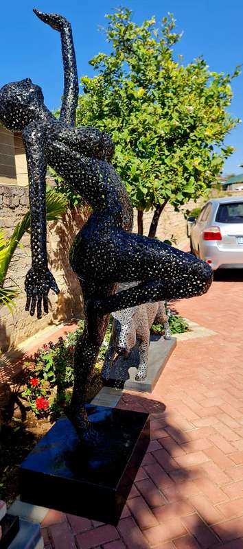 Ballerina Dancer Metal Sculpture