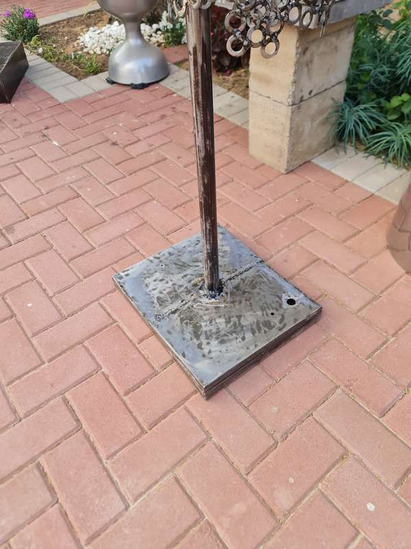 Metal Washers Female Torso Sculpture