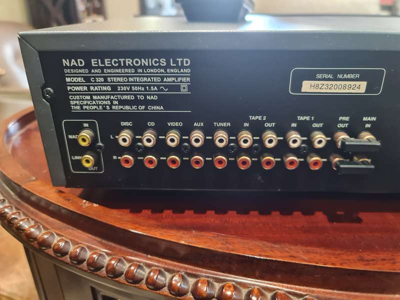 NAD C 320 Stero Integrated Amplifier