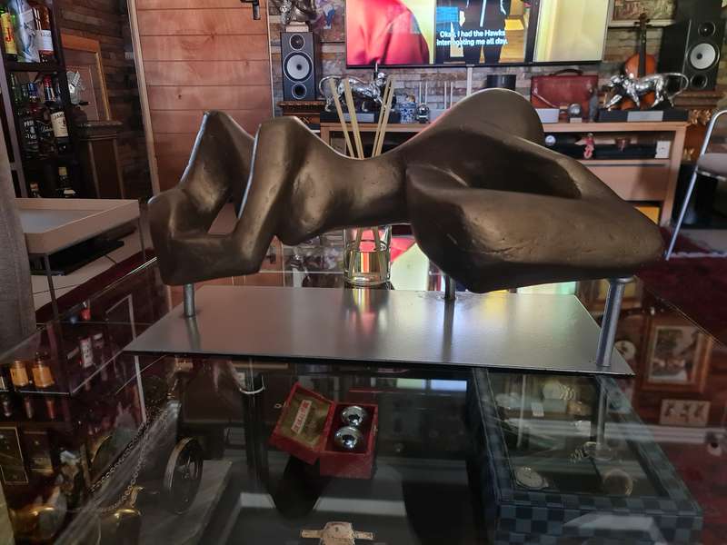 Esther Flowers Reclining Nude Pose Sculpture