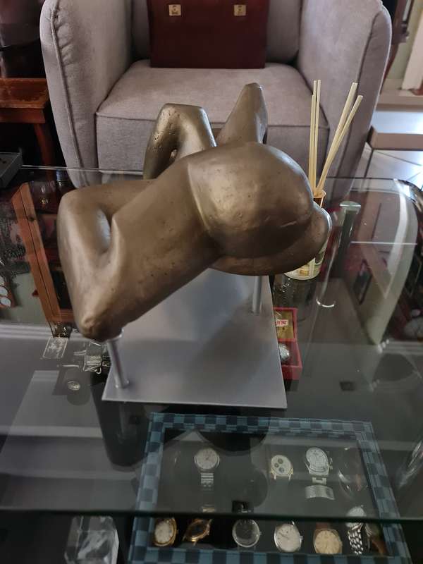 Esther Flowers Reclining Nude Pose Sculpture