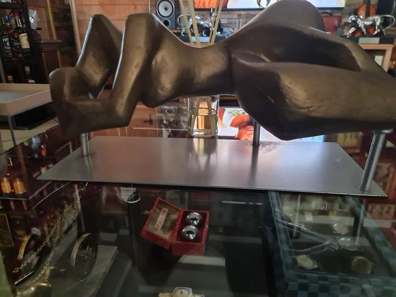 Esther Flowers Reclining Nude Pose Sculpture