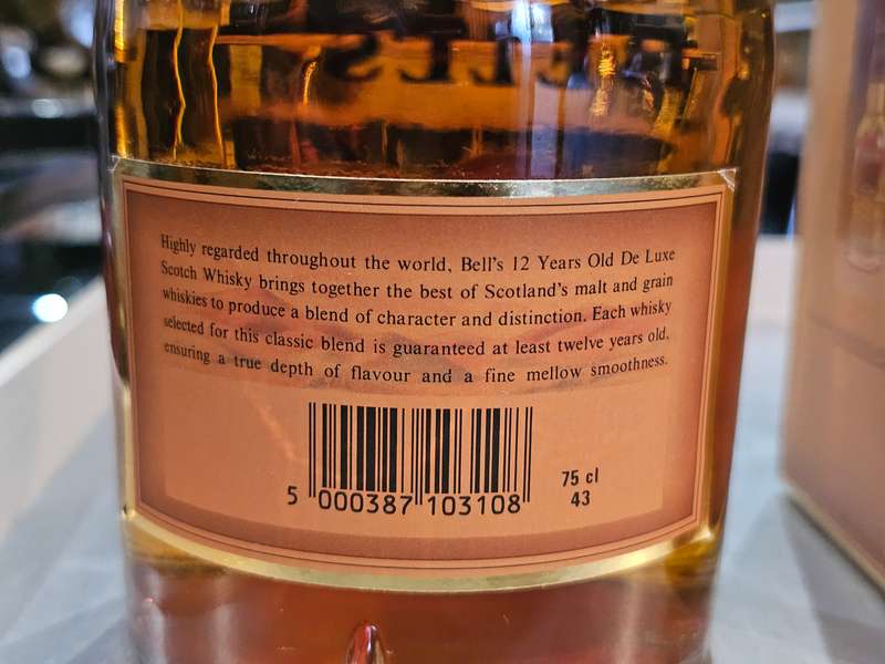 Bell's 12 Year Old Connoisseur Bot.1980s Whisky