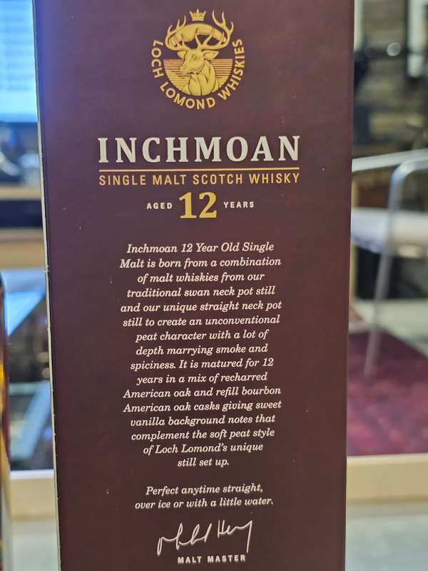 Loch Lomond Inchmoan 12 Years Old Single Malt Whisky