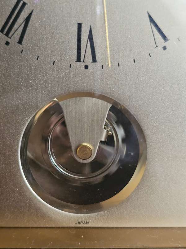Vintage 1980s Japanese Rhythm Quartz Mantel Clock