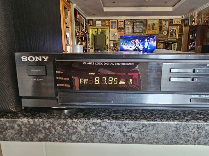 Vintage Sony 1990s St-jx401 Digital Am FM Stereo Tuner