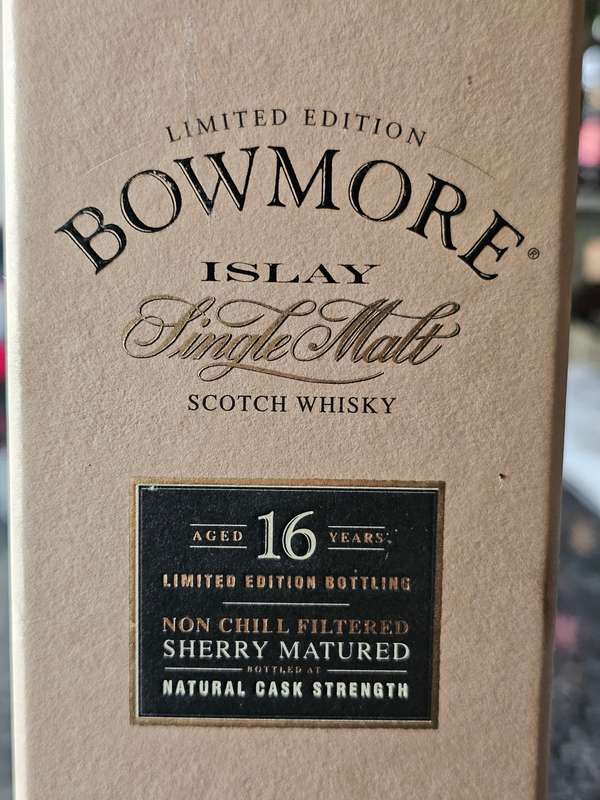 Bowmore 16 Year Old 1990 Sherry Matured Single Malt Whisky