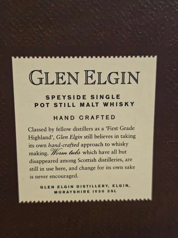 Glen Elgin 12 Year Old Speyside Single Malt