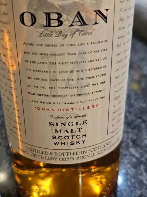 Oban 14 Years old Single Malt Whisky
