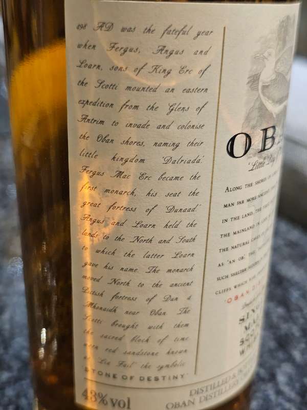 Oban 14 Years old Single Malt Whisky