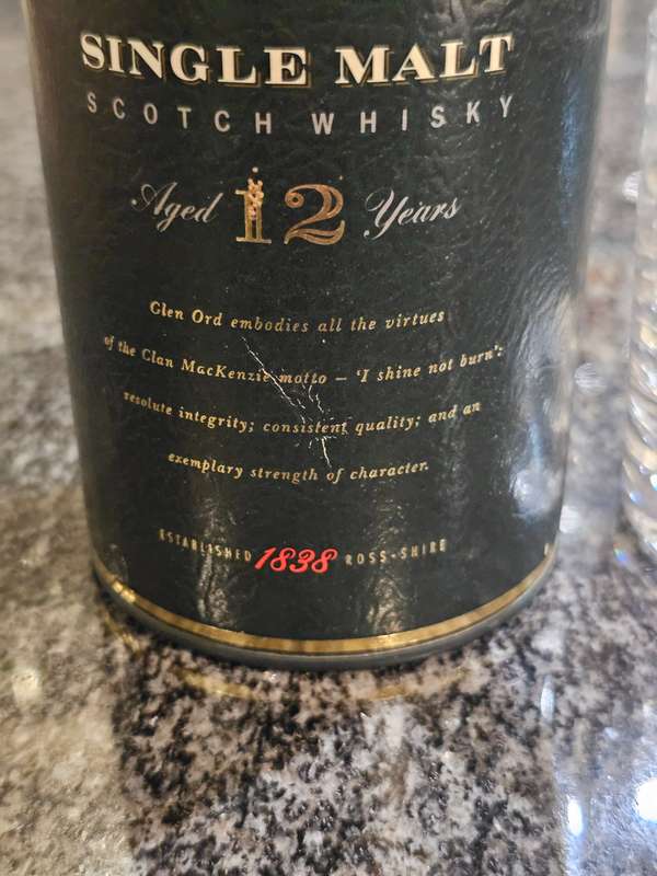 Glen Ord 12 Years Single Malt (1980s) Whisky