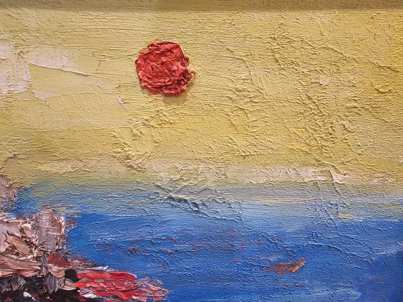 Original Oil on Board Painting By Cassari Dated 1989