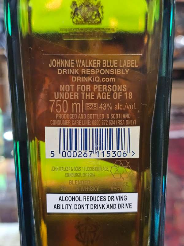 Johnnie Walker Blue Label Whisky