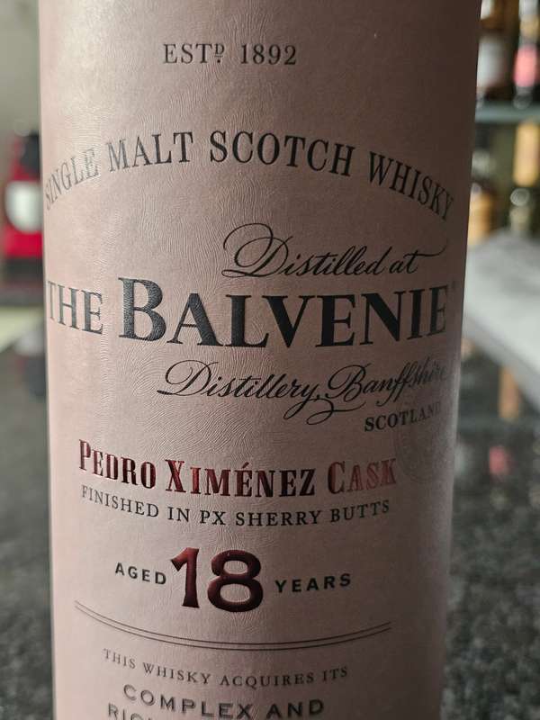 Balvenie 18 year Pedro Ximenez Cask Whisky