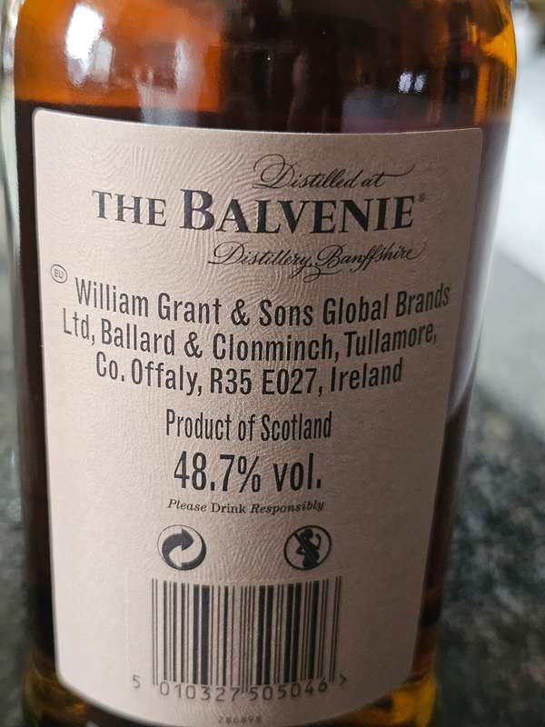 Balvenie 18 year Pedro Ximenez Cask Whisky