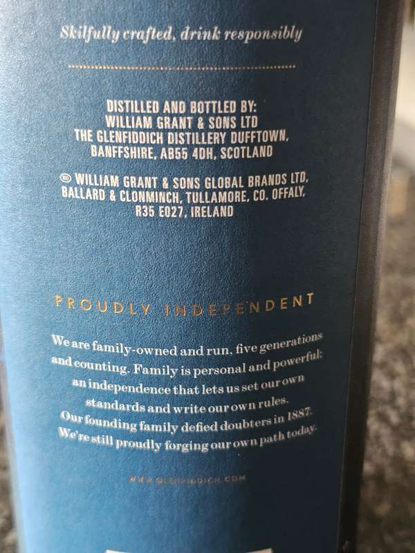 Glenfiddich Perpetual Collection VAT 04 Aged 18 Years