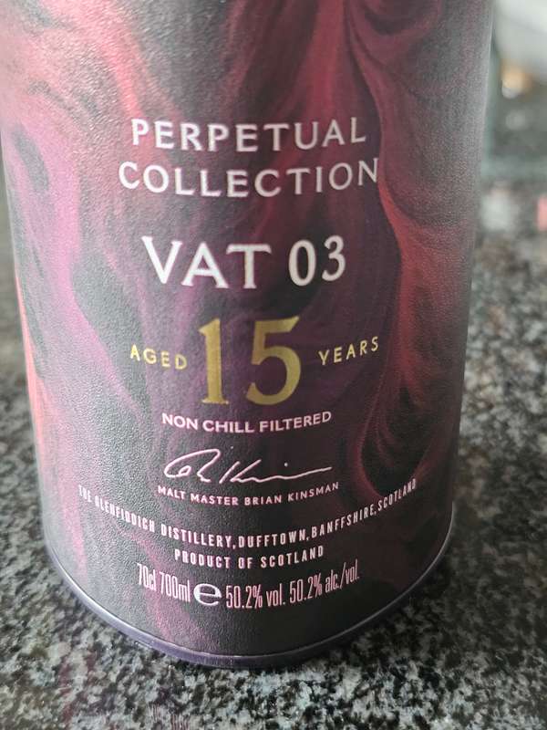 Glenfiddich Perpetual Collection VAT 03 Aged 15 Years