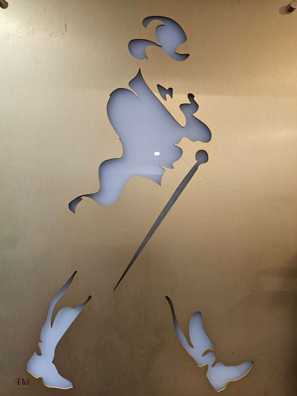 Johnnie Walker Illuminating Advertisement Board