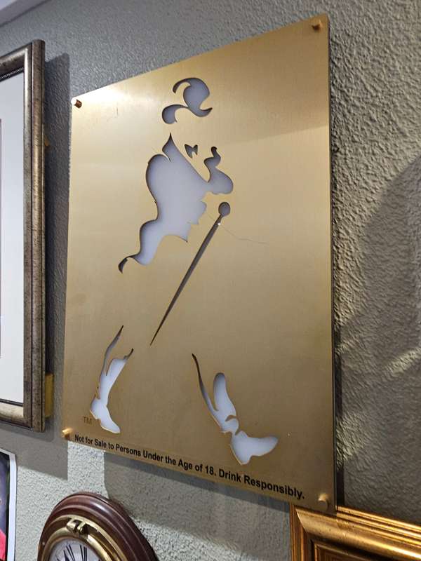 Johnnie Walker Illuminating Advertisement Board