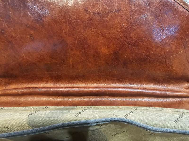 The Trend Vintage Leather Laptop Briefcase Bag