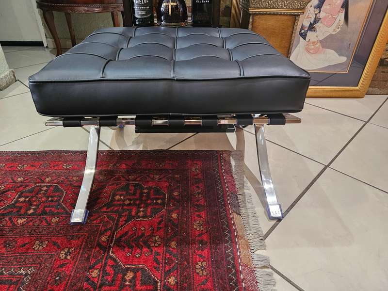 Barcelona Style Footstool/Chair