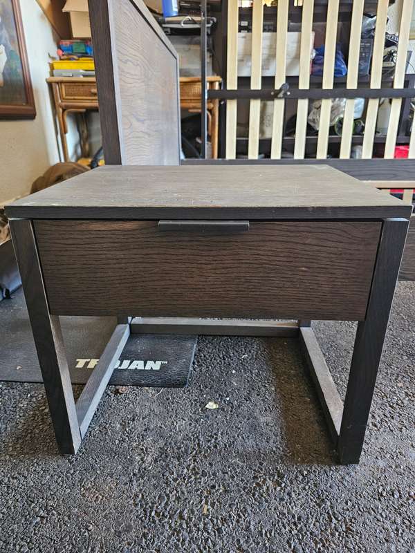 Weylandts Spati Double Sleigh Bed, Single Pedestal, and Chirocare Orthopaedic Mattresses