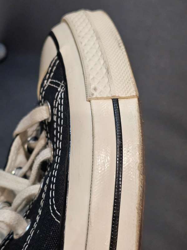 Converse Men's Chuck 70 Hi Canvas Black Sneakers