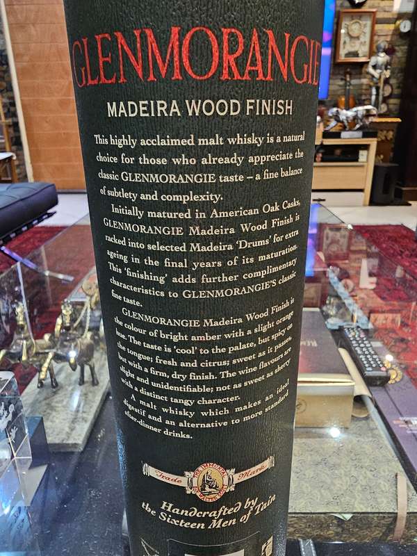 Glenmorangie Madeira Wood Finish Whisky