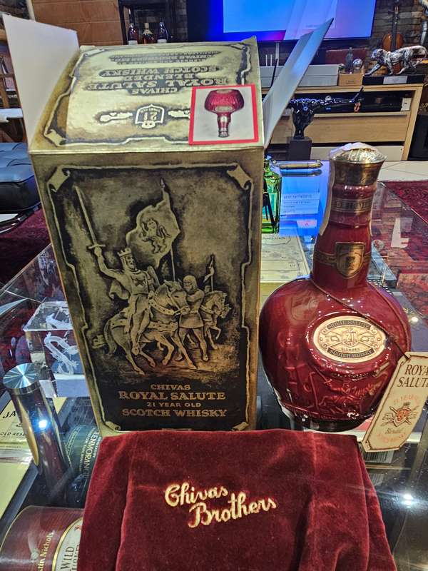Chivas Regal Royal Salute 21 Year Old Ruby Flagon Whisky