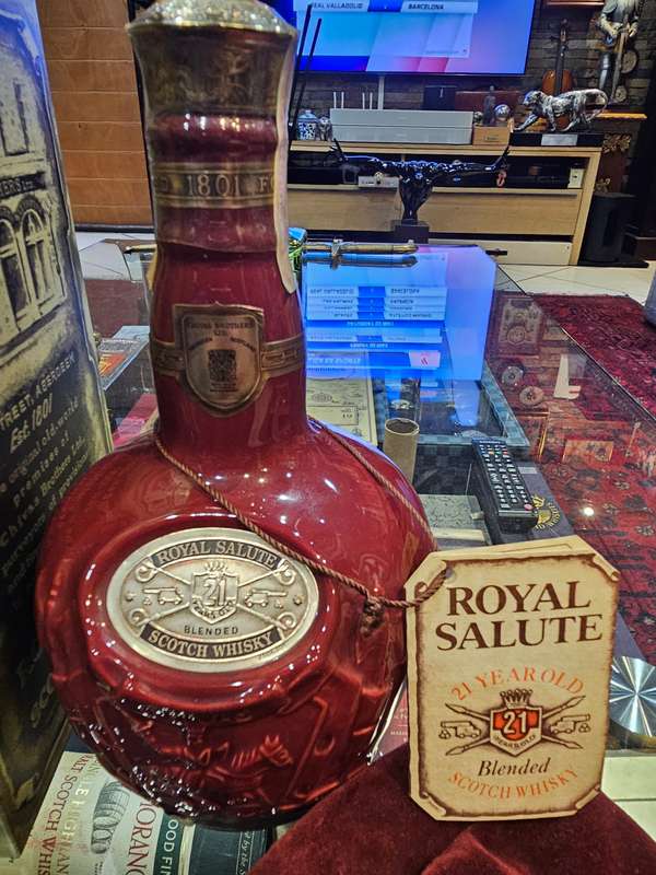 Chivas Regal Royal Salute 21 Year Old Ruby Flagon Whisky