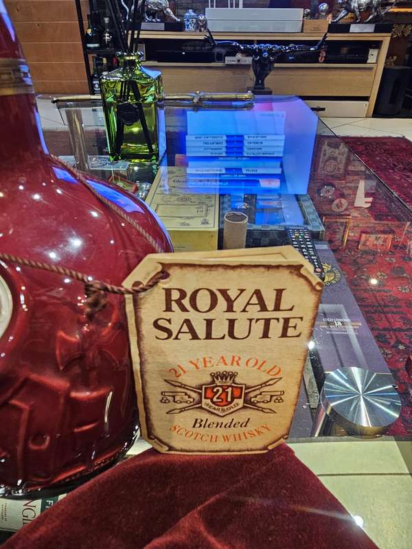Chivas Regal Royal Salute 21 Year Old Ruby Flagon Whisky