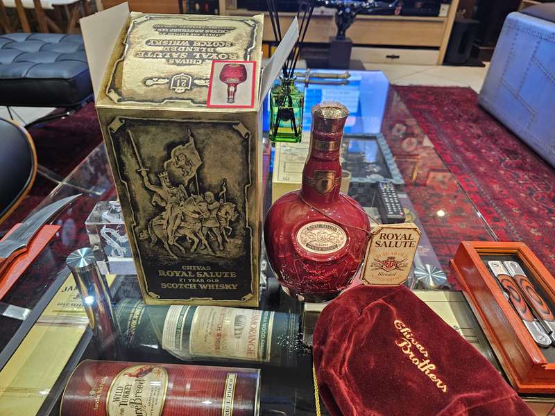 Chivas Regal Royal Salute 21 Year Old Ruby Flagon Whisky