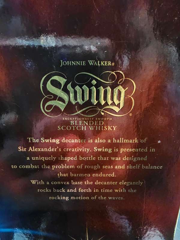 Johnnie Walker Swing 1970's Blended Scotch Whisky