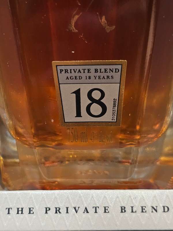 Johnnie Walker Platinum Label 18 Year Whisky