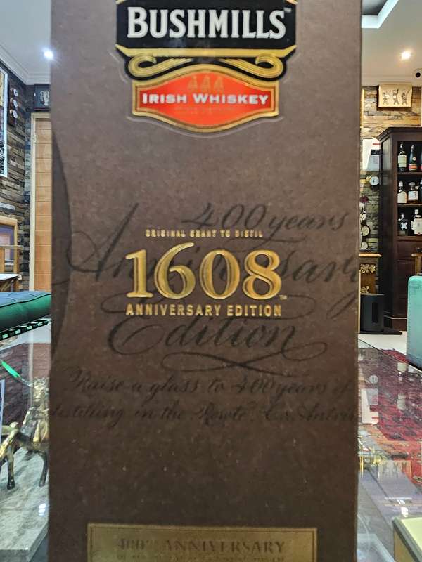 Bushmills 1608 400 Years Anniversary Edition Irish Whiskey
