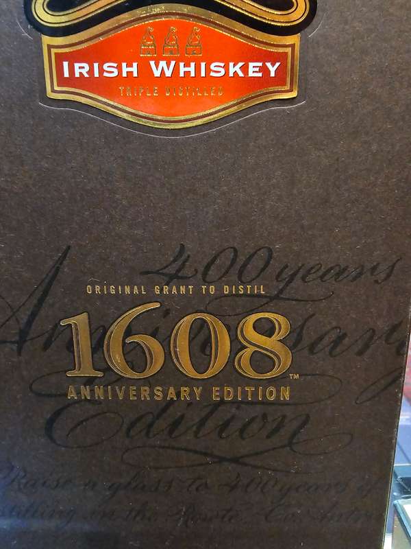 Bushmills 1608 400 Years Anniversary Edition Irish Whiskey