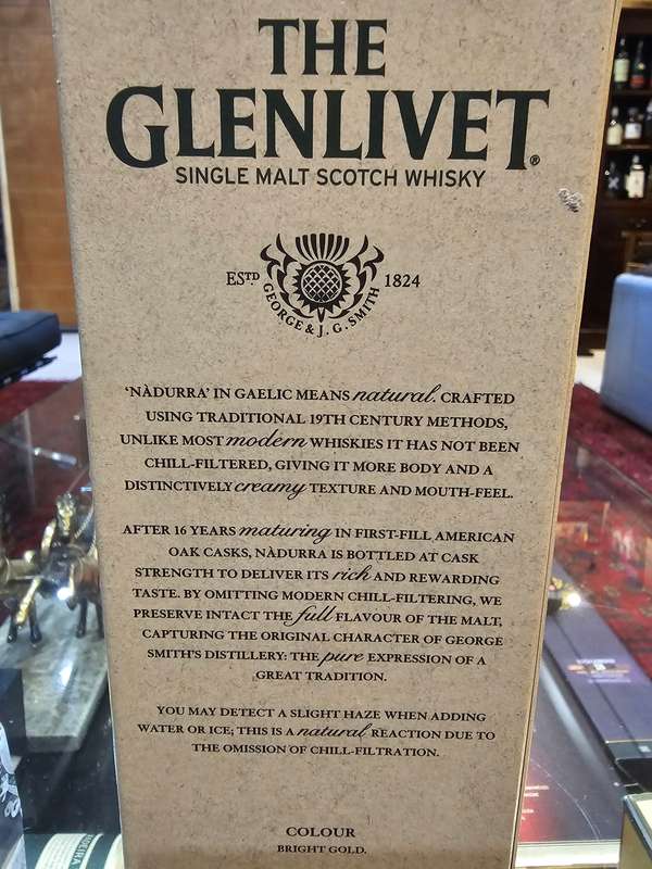 Glenlivet Nadurra 16 Years Old Whisky