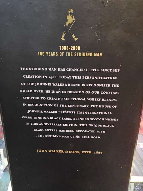 Johnnie Walker Black 12 year 100th Anniversary Edition Whisky