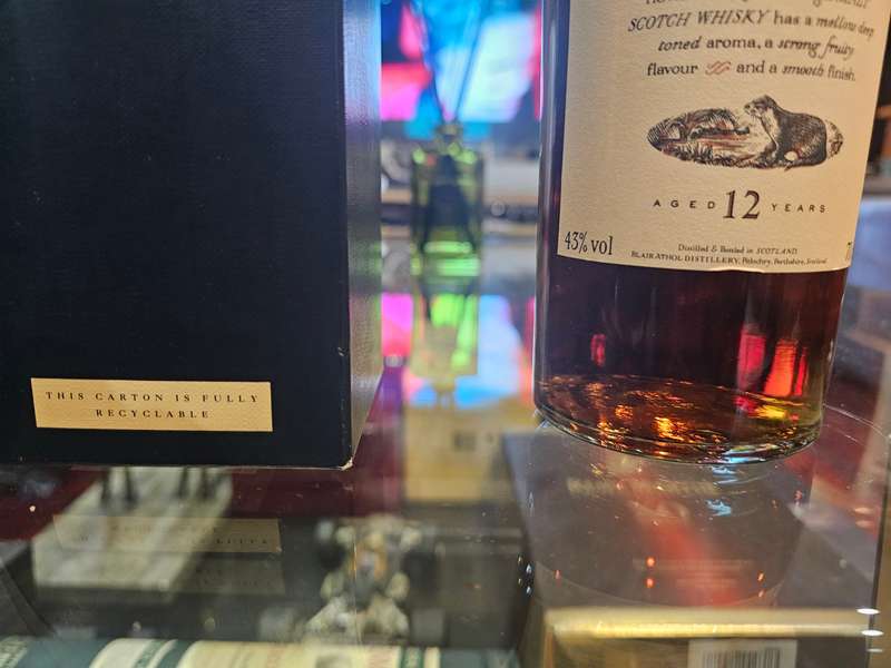 Blair Athol 12 Year Old Fauna Flora Whisky