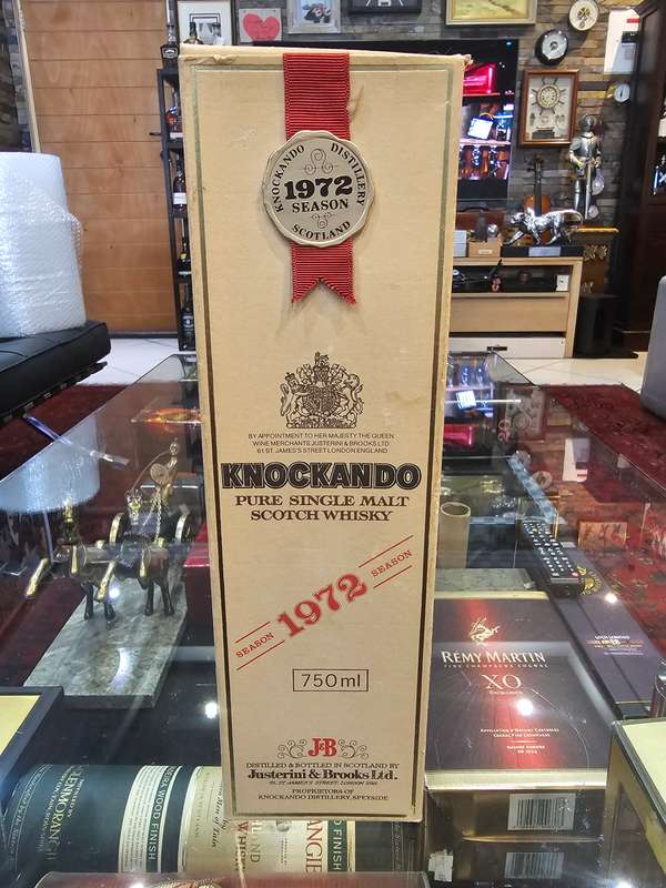 Knockando Pure Single Malt Scotch Whisky 12 Year Old -1972 Vi ntage