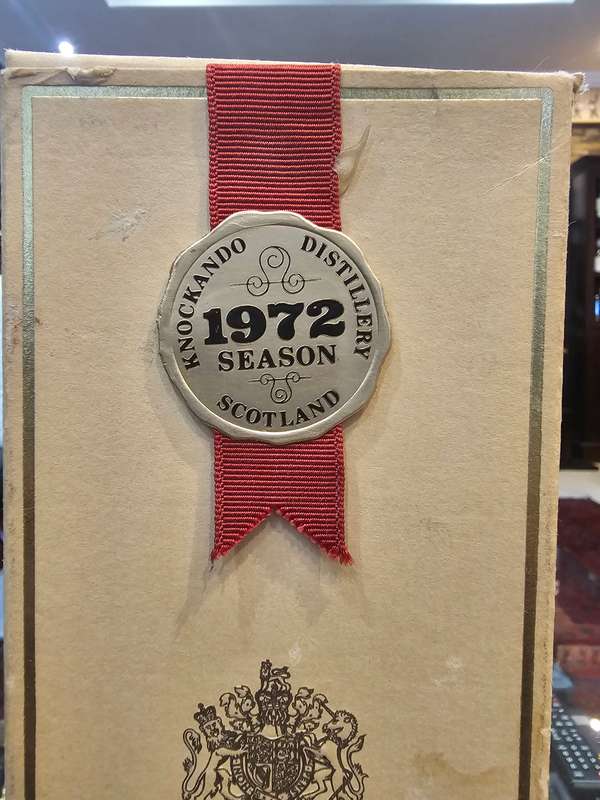 Knockando Pure Single Malt Scotch Whisky 12 Year Old -1972 Vi ntage