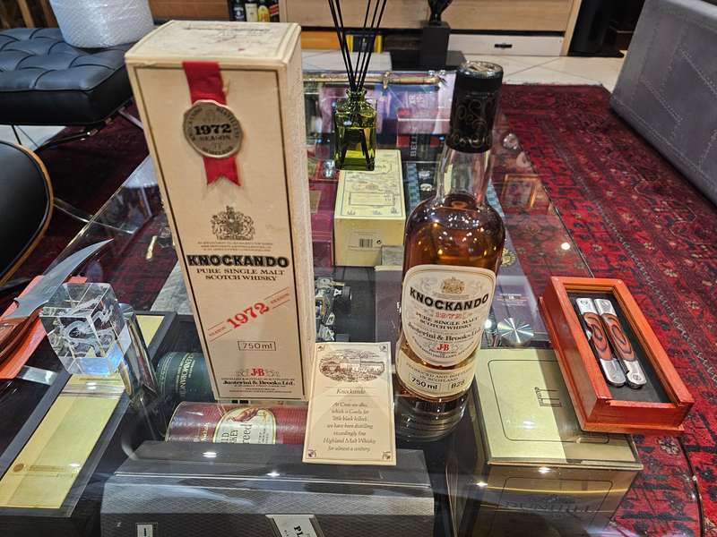 Knockando Pure Single Malt Scotch Whisky 12 Year Old -1972 Vi ntage