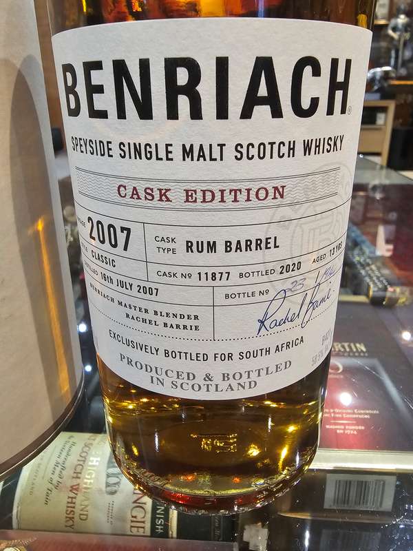 Benriach Cask Edition 2017 Rum Barrel Whisky