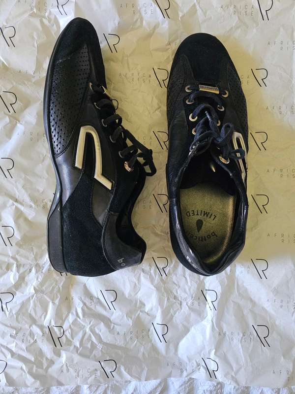 Roberto Botticelli Limited Leather and Suede Sneakers
