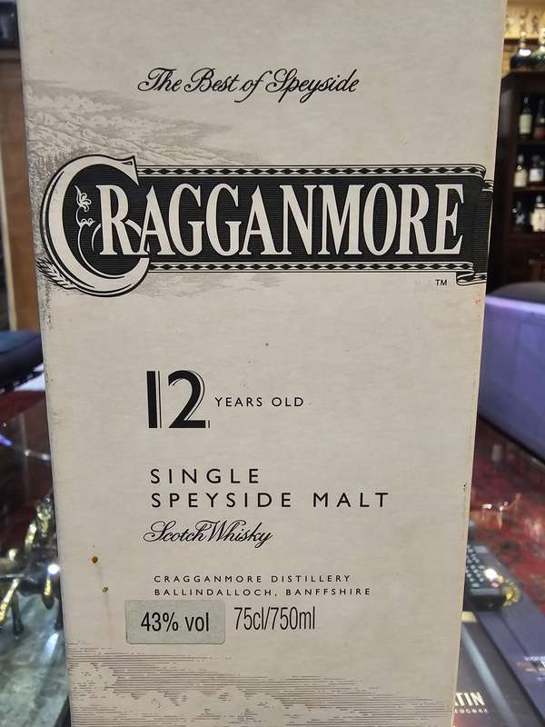 Cragganmore 12 Year Speyside Single Malt Whisky